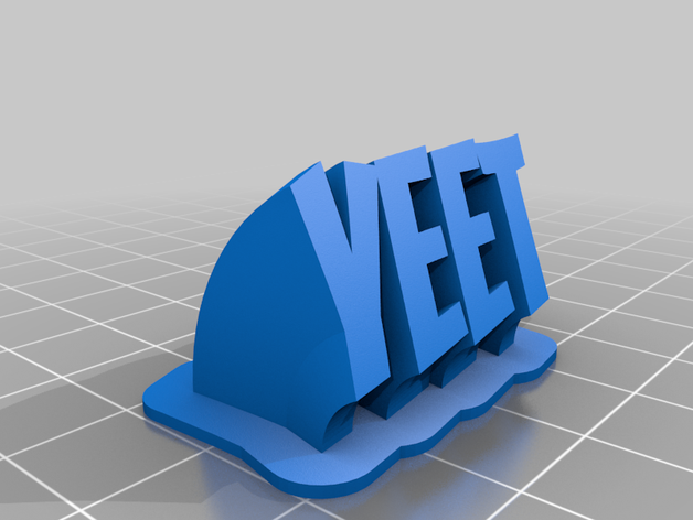 yeet ofis özelleştirilmiş 3D print model - Mito3D