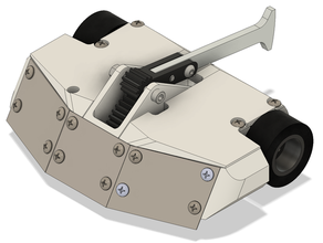 150g hammer battlebot - solarbotics Räder in der Robotik 3d print model - Mito3D