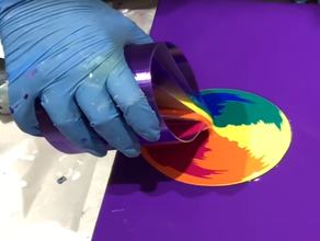 cinco cámaras de pintura verter la taza herramientas del arte art copa 3d print model - Mito3D