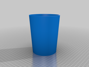 anpassbare pint Glas Küche und Esszimmer 3d print model - Mito3D