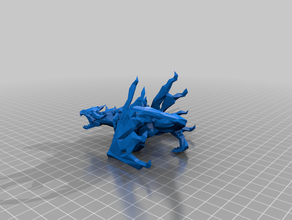 vorkath fixo animais 3d print model - Mito3D