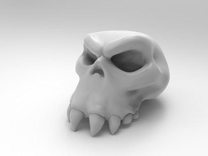 ork cráneo juegos 40k en miniatura de la base el warhammer warhammer40k 3d print model - Mito3D