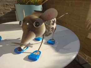 mouse ayakkabı modelleri fare slipers 3d print model - Mito3D