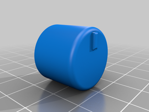 bouton de potentiomètre l'électronique 3d print model - Mito3D