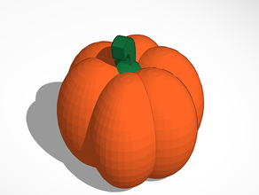 la calabaza decoración de caída halloween prop 3d print model - Mito3D