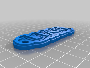 liam bag tag keychains customized 3d print model - Mito3D