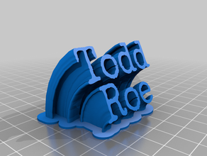 todd office customized 3d print model - Mito3D