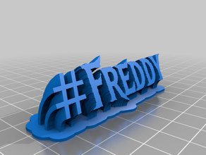 freddy office customized 3d print model - Mito3D