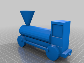 train made tinkercad toys & games 3d print model - Mito3D