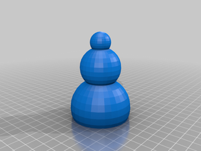 customizable snowman 3d printing ee4777 3d print model - Mito3D