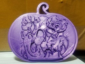 scooby doo - warewolfman halloween ornament v4v2 3d printing decoration pumpkin werewolf 3d print model - Mito3D
