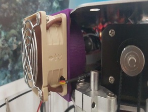 fan tutucu 60 mm 3ku 3d yazıcı parçaları monte edin denetleyicisi noctua 3d print model - Mito3D