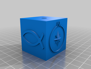 cubo simbologia pioneiros brinquedos de construção 3d print model - Mito3D