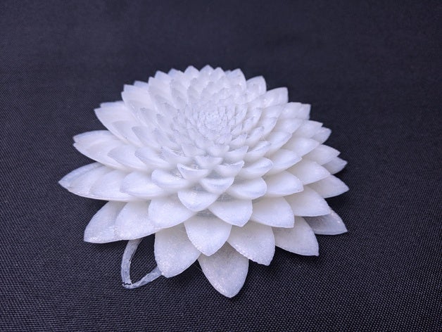 poly lotus novatrope l'art interactif 3d zootrope fibonacci nombre d'or novatropes reddit 3D print model - Mito3D