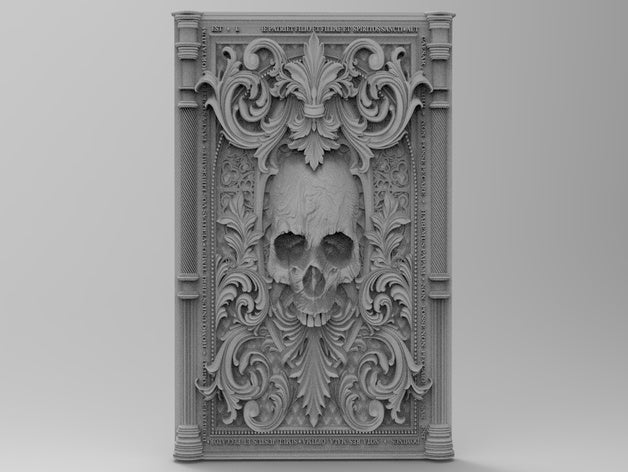 scull victorian frame cnc office 3D print model - Mito3D