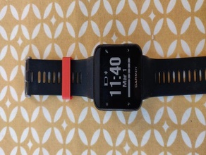 garmin öncüsü 35 saat kayışı döngü buklet bilezik montre araçlar toka atası remplacement yedek askısı 3d print model - Mito3D