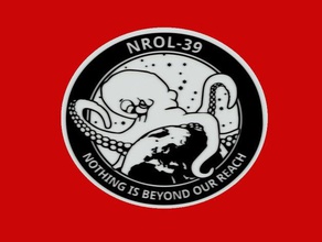 nrol-39 patch logo national reconnaissance office signs & logos fridge magnet refrigerator sign 3d print model - Mito3D