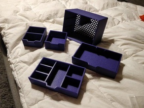 cajón pequeño herramientas de piezas, etc contenedores contenedor 3d print model - Mito3D