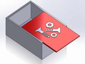 fastener box tool holders & boxes organizer storage tools 3d print model - Mito3D