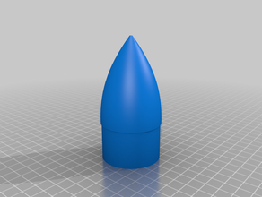 cone de nariz bt50 engenharia foguetes foguete 3d print model - Mito3D