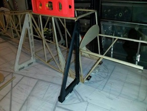 magnética accesorios r c construcción aeronáutica vehículos la alineación de lámpara balsa plano fixture magnético construir junta soporte rc herramientas 3d print model - Mito3D