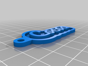 cocoa keychains customized 3d print model - Mito3D