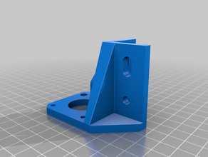 hevo improved motor idler mounts 3d printer parts hypercube evolution 3d print model - Mito3D