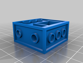 lego worm gear housing toys & games 3d print model - Mito3D