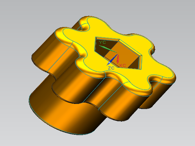 manopola per dado bullone m5 - vite strumenti cnc codi-3d codi3d stebo 3D print model - Mito3D