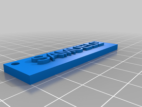il mio personalizzato targhetta segni e loghi su misura 3d print model - Mito3D