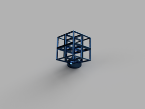 cube test stand sculptures 3d print model - Mito3D