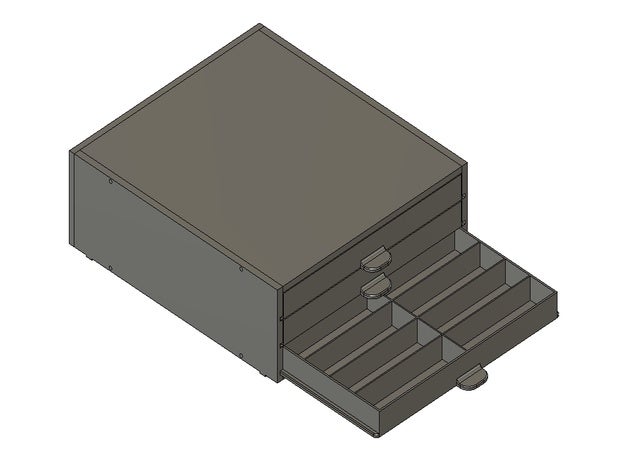 sortimentskasten f r widerst nde 3 x 16 cher 72 20 mm la electrónica sortiment cuadro trasero 3D print model - Mito3D