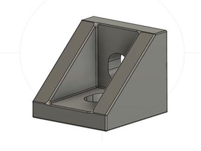 corner bracket 2020 profile aluminium extrusion 3d printer parts 3d print model - Mito3D