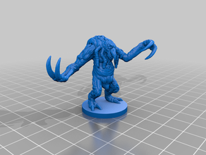 ettercap suppléant de la pose jouets & jeux 28mm les dragons donjons figurine le monstre underdark 3d print model - Mito3D