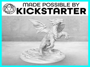 dragonling - action pose table miniature jouets & jeux d'action animal bébé le mdn de dragon donjons dragons familier la fantaisie jeu gloomhaven mini pathfinder rpg ensemble dessus jouet warhammer 3d print model - Mito3D