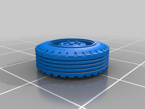 gaslands 14mm standard ruote in acciaio giochi hotwheels scatola di fiammiferi 3d print model - Mito3D
