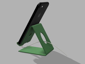 phoneholder mobile phone apple dock holder iphone stand smartphone 3d print model - Mito3D