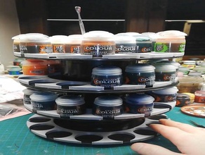 recyclage pla roue - peinture tourniquet de la citadelle l'art des outils le créatif bobine 3d print model - Mito3D