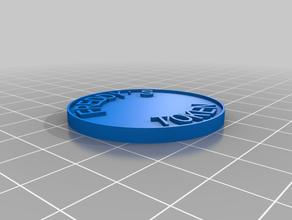 token fred coins & badges customized 3d print model - Mito3D