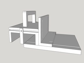 mão da segurança empurre o bloco de serra mesa máquinas-ferramentas 3d print model - Mito3D