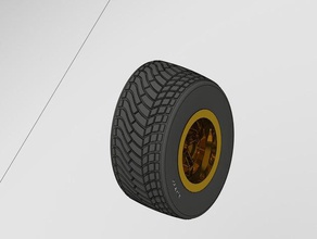 f1 wet tire 20-17 automotive race car 3d print model - Mito3D