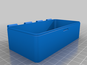 hinged box organization customized 3d print model - Mito3D