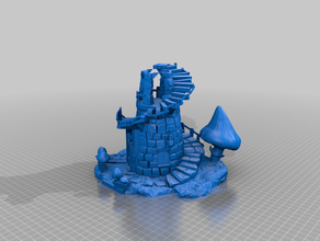 Leuchtturm - goblin marode Spielzeug & Spiele 28 dnd fantasy der Landschaft Gelände wargaming warhammer whfb 3d print model - Mito3D