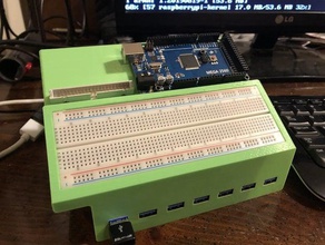arduino & raspberry pi workbench electronics case rock64 rock 64 3d print model - Mito3D