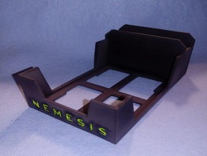 nemesis card trays large cards toy & game accessories tray discard board 3d print model - Mito3D