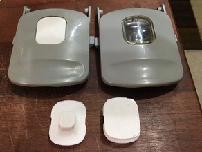 soap dispenser pusher bathroom 3d print model - Mito3D