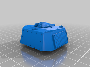 hellhound casamata de la torreta quimera conversión hobby 3d print model - Mito3D