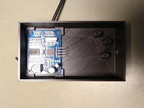 caso sr04t sensor ultra-sônico eletrônica 3d print model - Mito3D