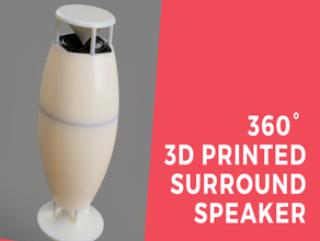 360 surround speaker 3d print model - Mito3D
