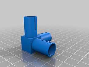 conector de tubo 13mm La impresión en 3d 3d print model - Mito3D